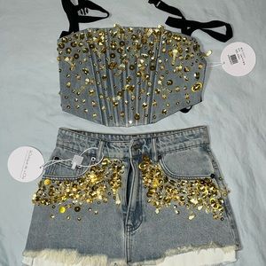 Denim Sparkle Set